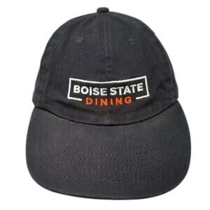 Chef Works Baseball Cap Hat Black Orange OS Boise State Dining Embroidered Logo